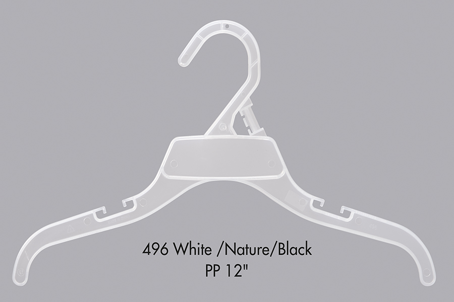 Hangers de plástico estándar de 12 