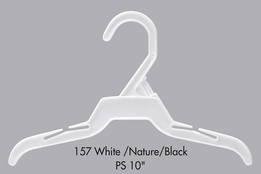 Hangers básicos de plástico de 10 