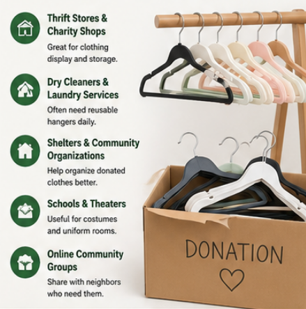 Where Can I Donate Clothes Hangers?