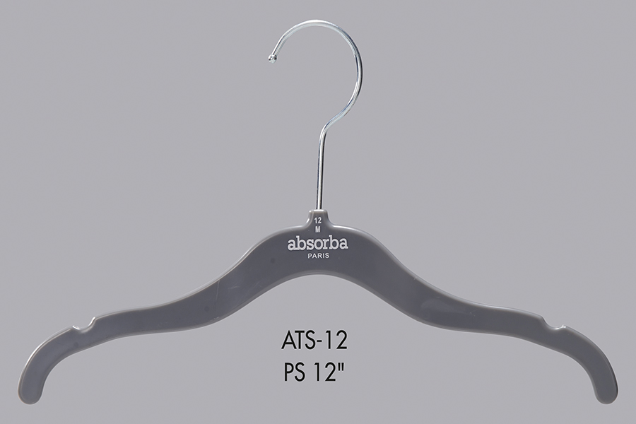 Children Plastic Hangers With Metal Hooks