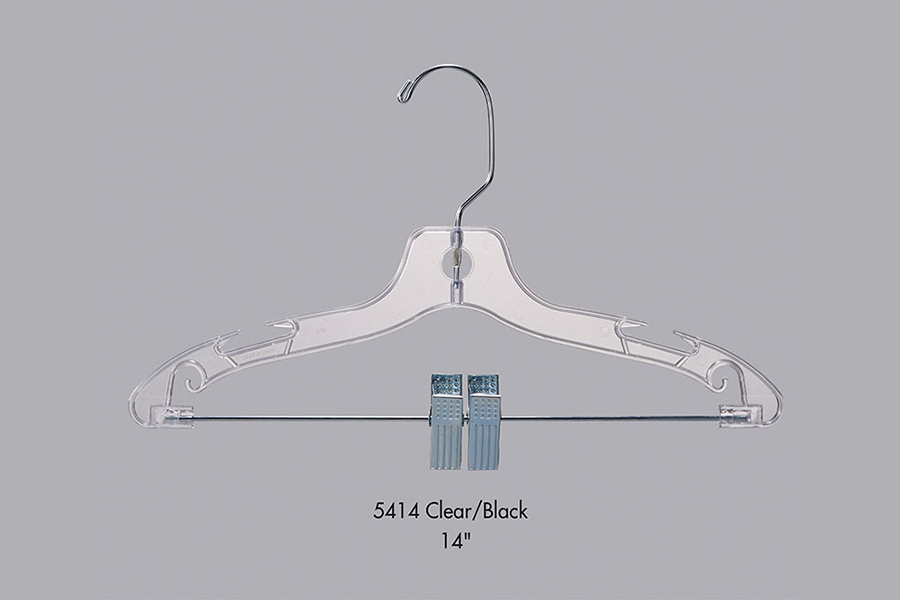 Childrens Heavy Weight Clothes Hangers With Clips