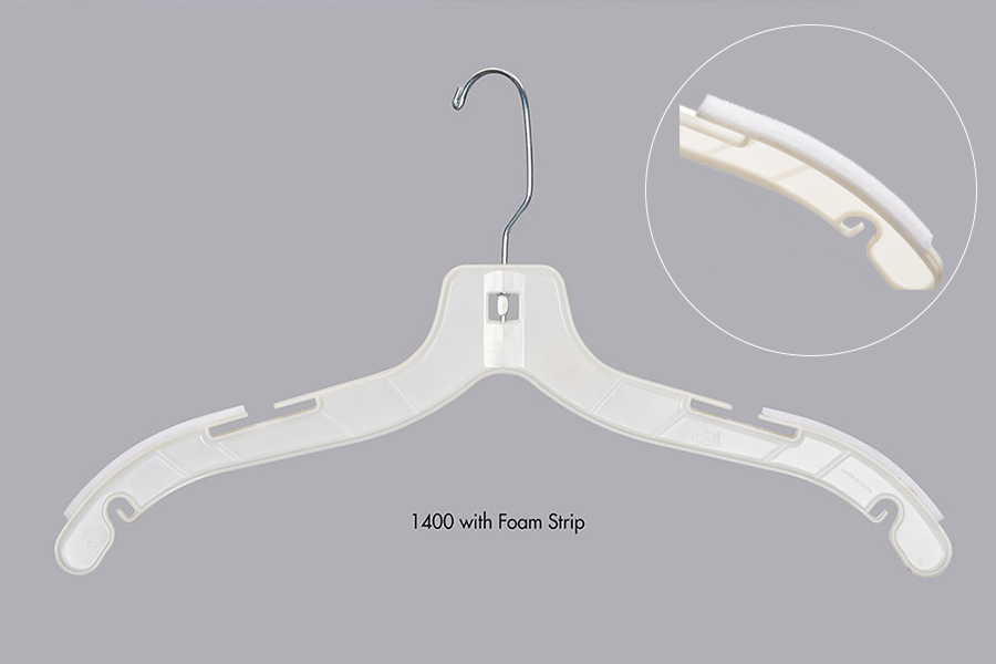 Skinny Plastic Hangers With Foam Strips