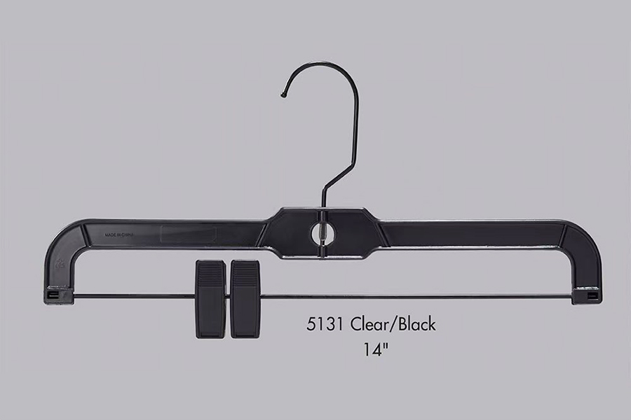 Heavy-Duty Black Plastic Hangers
